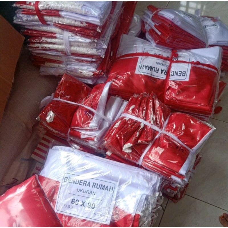 BENDERA [ 60 X 90 ] AGUSTUSAN/BENDERA MERAH PUTIH JUAL ECER+GROSIR