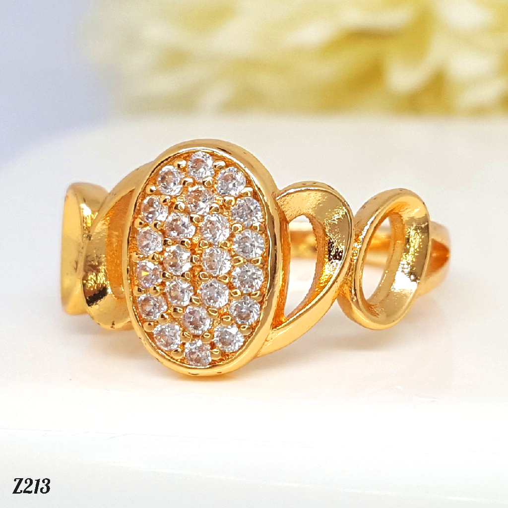 PGX Cincin Xuping Wanita Lapis Emas Aksesoris Perhiasan Fashion Premium - Z213