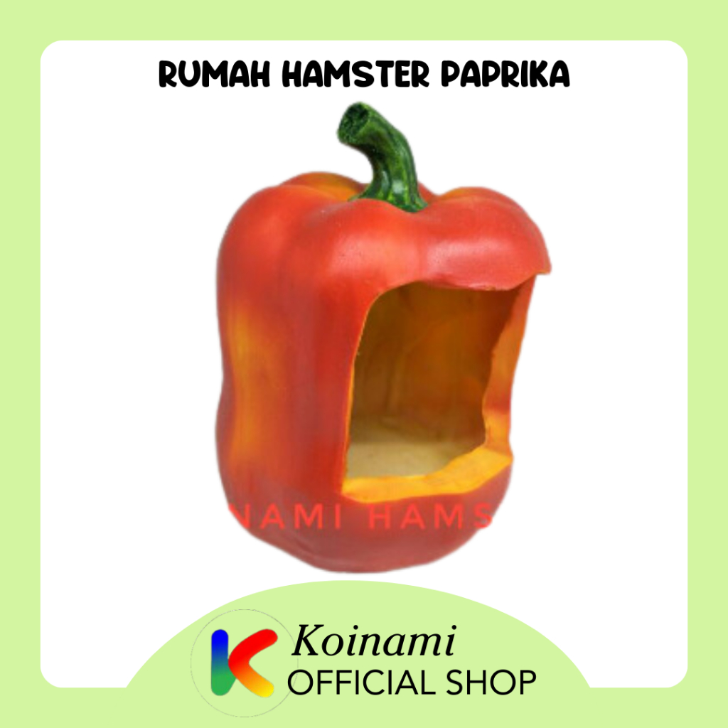 Rumah hamster / aksesoris hamster / rumah paprika