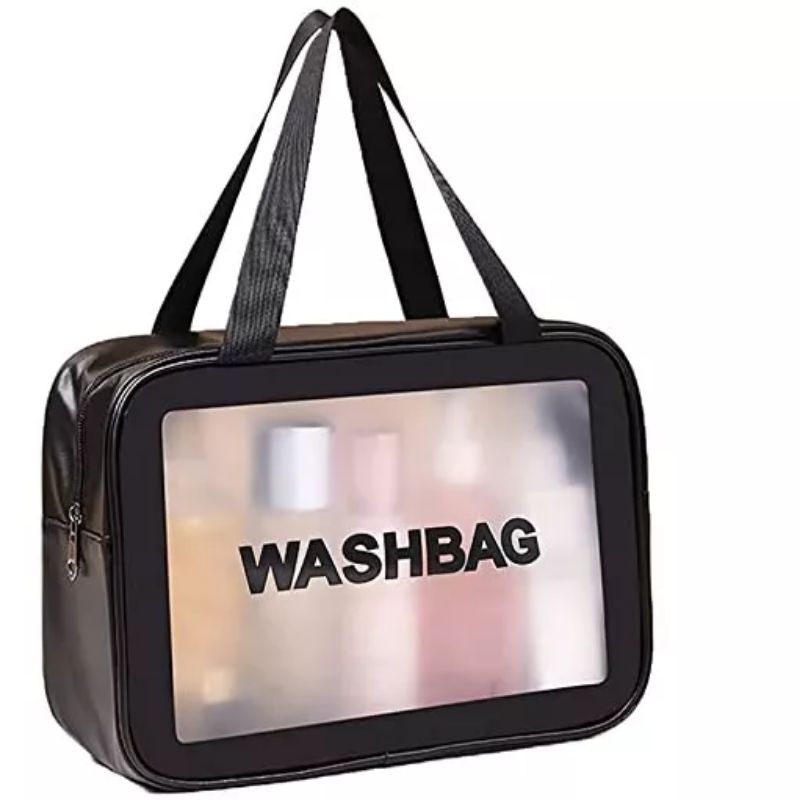 `ღ´ PHINKL `ღ´  Tas Kosmetik dan serbaguna  Washbag Pouch transparan