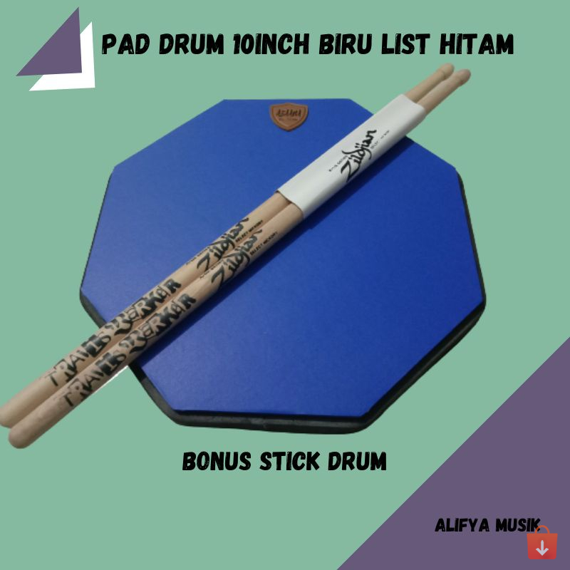 ALAT MUSIC Drum Pad Pad Drum Alat Latihan Drum 10 Inch TERLARIS