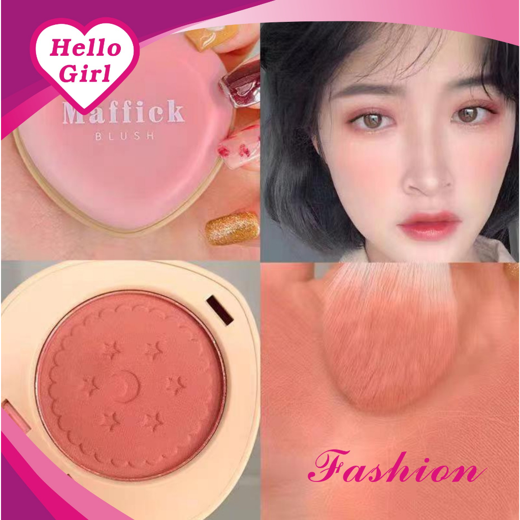 (Hello Girl)D25  Etude House Heart Cookie Blusher Terbaru Gaya Korea Import