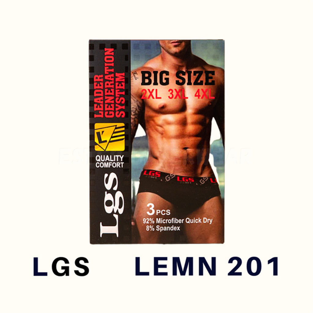 Celana Dalam Pria LGS 201 ISI 3PS|BRIEF LGS BIG SIZE