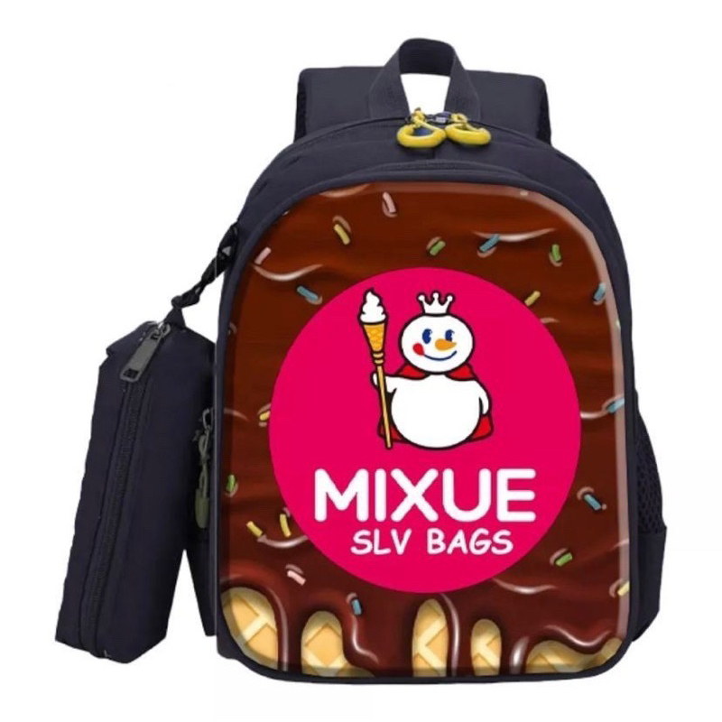 Tas ransel anak tas sekolah anak Mixue tas mixue anak 2in1 tas ransel anak 2in1 mixue bags tas anak perempuan