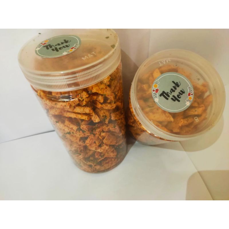 

Basreng Daun Jeruk dan pedas Daun jeruk