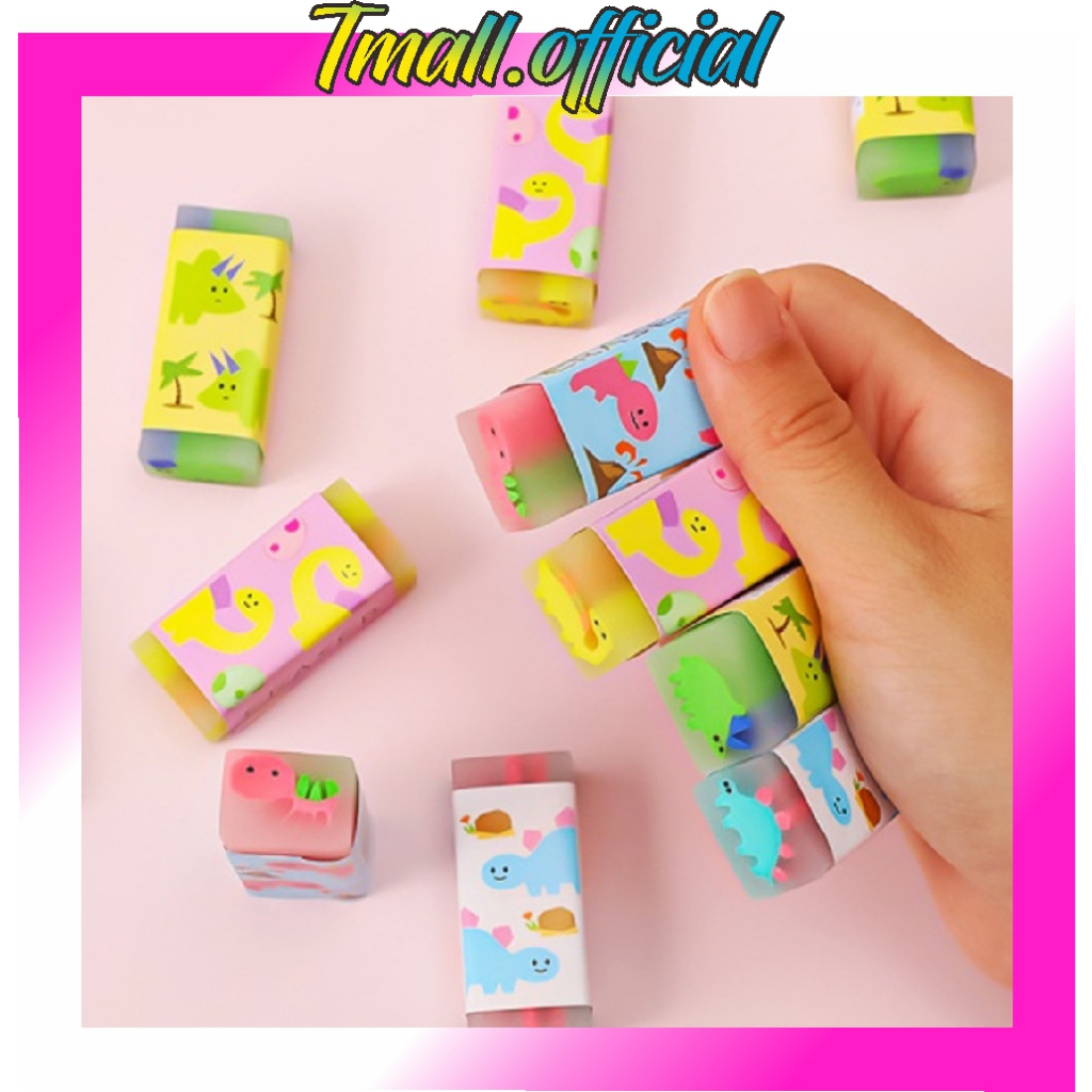 

❄ TMALL ❄ Penghapus dino Eraser gift art painting dinosaur S071