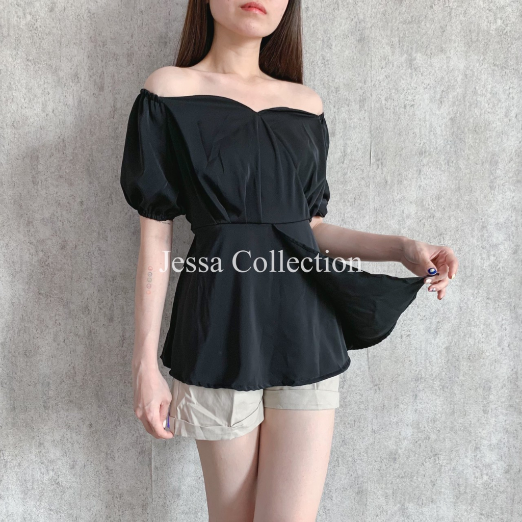 Premium Arnoly Offshoulder Top TH 899 POLYESTER