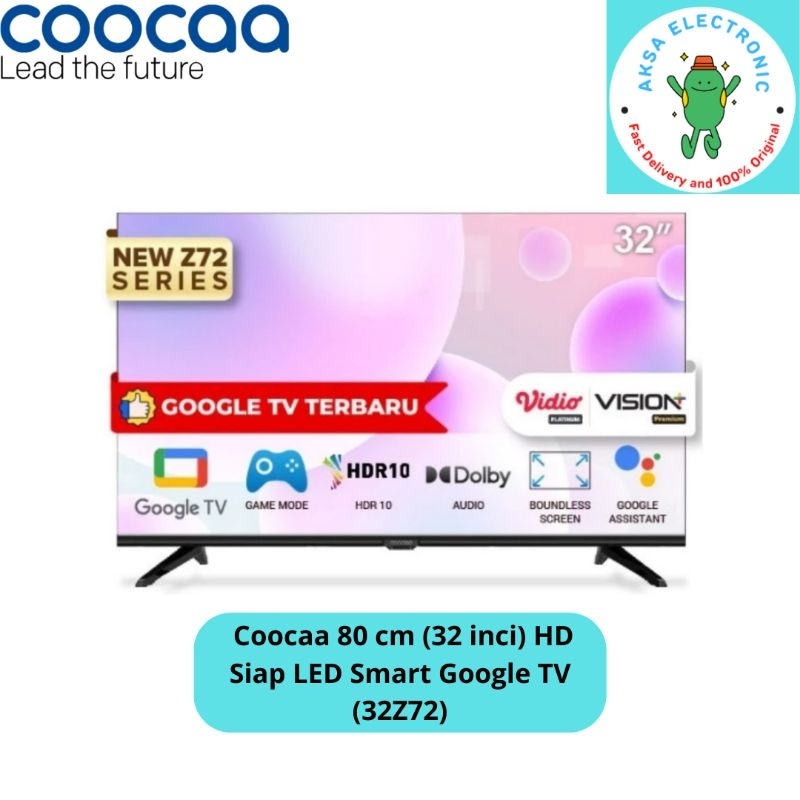 COOCAA 32Z72 Google TV 32inch Smart android