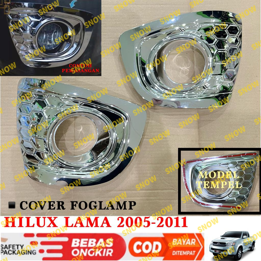 Fog Lamp Hilux Lama 2006 2010 2011 Foglamp Chrome