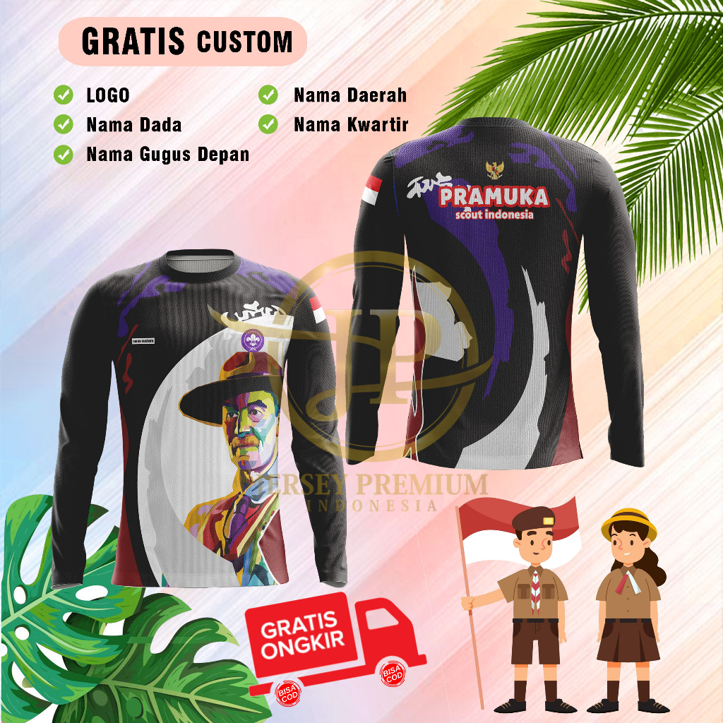 JERSEY PRAMUKA TERBARU/JERSEY FULL PRINTING/JERSEY PRAMUKA INDONESIA