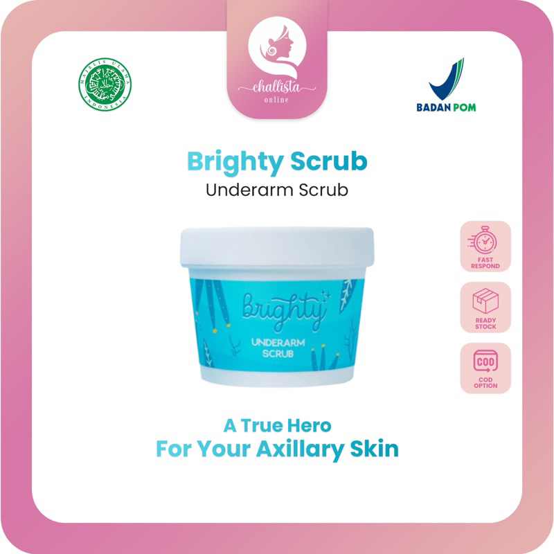 Brighty Underarm Scrub microscrub pencerah ketiak