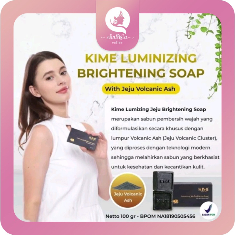 Kime skincare Soap sabun kimeskincare jeju Brightening Whitening korea