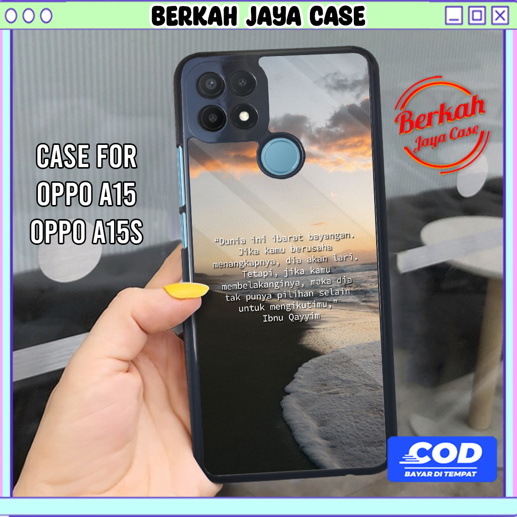 Case Hp Oppo A15 A15s Casing Hp Oppo A15 A15s Casing QUOTESS01 Casing Terbaru Case Karakter Lucu Cas