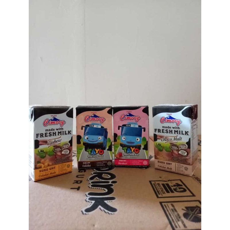 

Susu uht Cimory fresh milk 125ml aneka rasa coklat dan strawberry