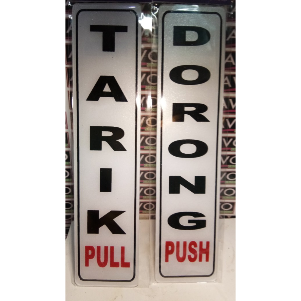 sticker / tempelan TARIK