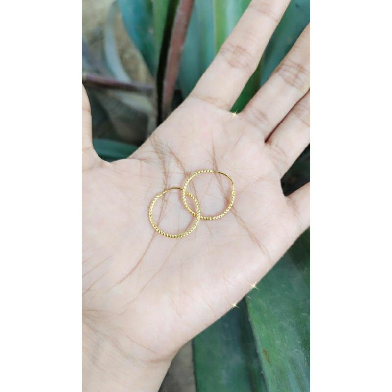 Anting Ring Emas 700