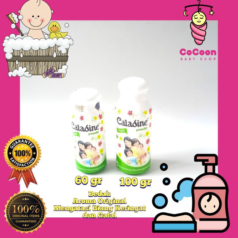 Bedak Biang Keringat dan Gatal Caladine Powder Original 60g 100g / Active Fresh 60 gr 100 gr