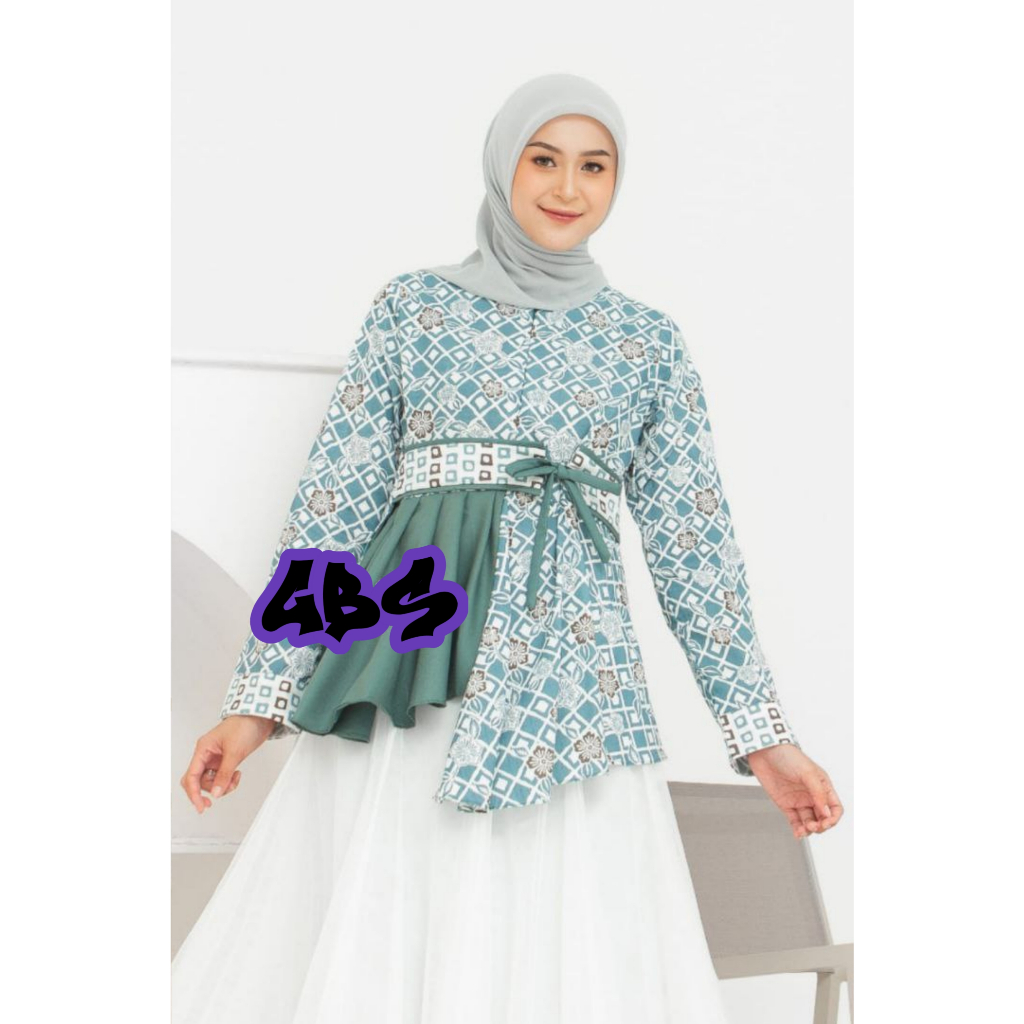BAJU BATIK WANITA MODERN MONALISA GENES asli PEKALONGAN