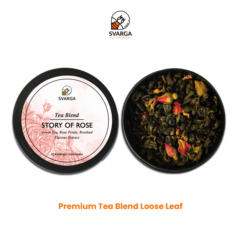 

Tea Blend | Artisan Tea Story Of Rose Svarga - Loose Leaf
