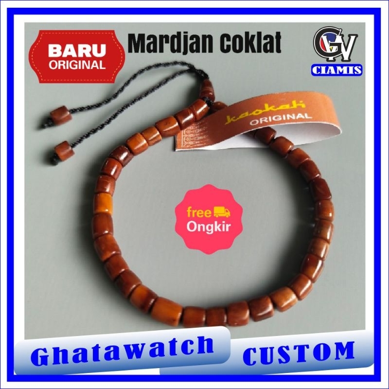 GELANG KAOKAH MARJAN/ KAOKAH MARJAN COKLAT/ KAOKAH MARJAN HITAM/ GELANG KESEHATAN