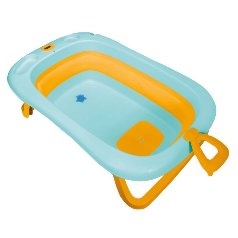 BT012 Baby Safe Folding Baby Bathtub with Digital Termometer / Bak Mandi Bayi Lipat Babysafe