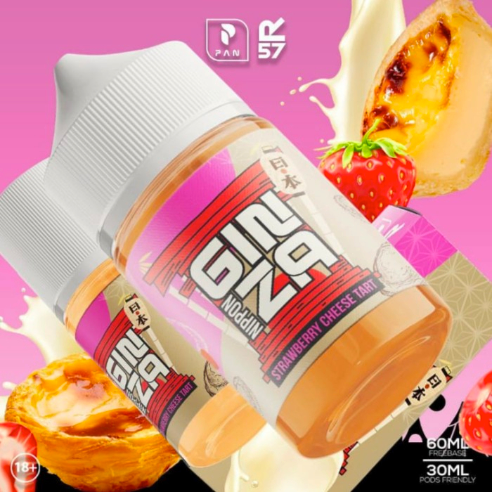 LIQUID 60ML R57 NIPPON GINZA STRAWBERRY CHEESE TART