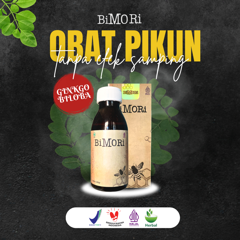 Bimori Obat Pikun Alzheimer Untuk Lansia Vitamin Daya Ingat Otak Dewasa Herbal Ginkgo Biloba Aman Bp
