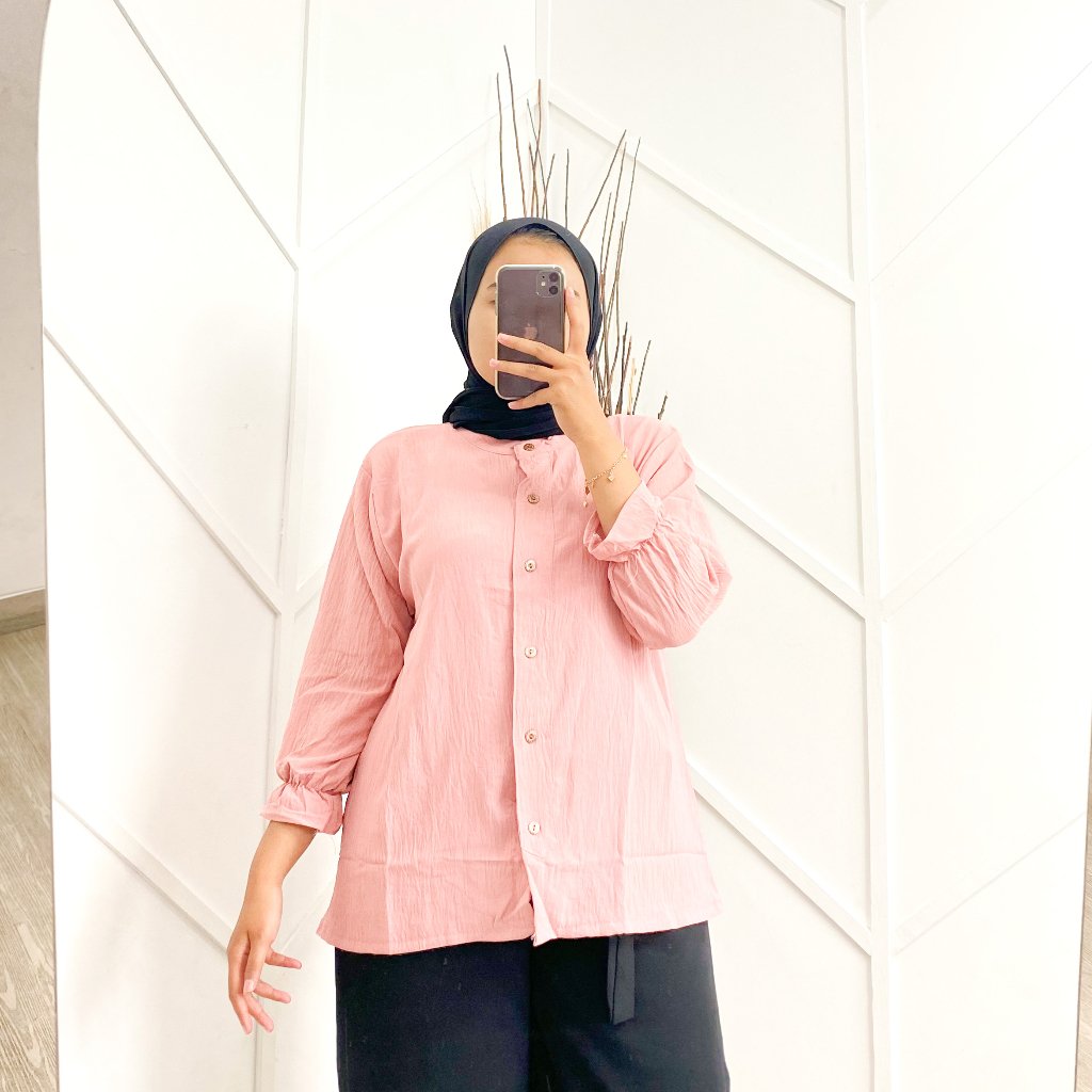 ANINDYA BLOUSE / ATASAN KASUAL / KEMEJA SIMPLE / BLOUSE TERMURAH