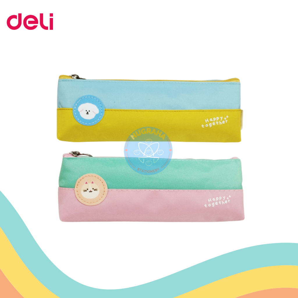 

TEMPAT PENSIL RIT DELI H-908 (1 PCS)