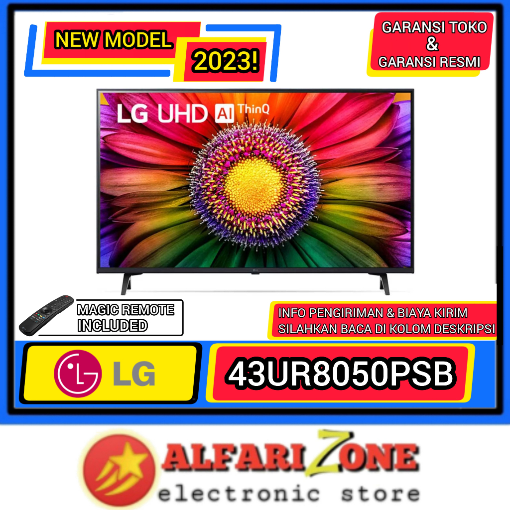 LG 43UR8050PSB Smart tv LG 43 inch 4K 43UR8050 43UR80 TV 43 "