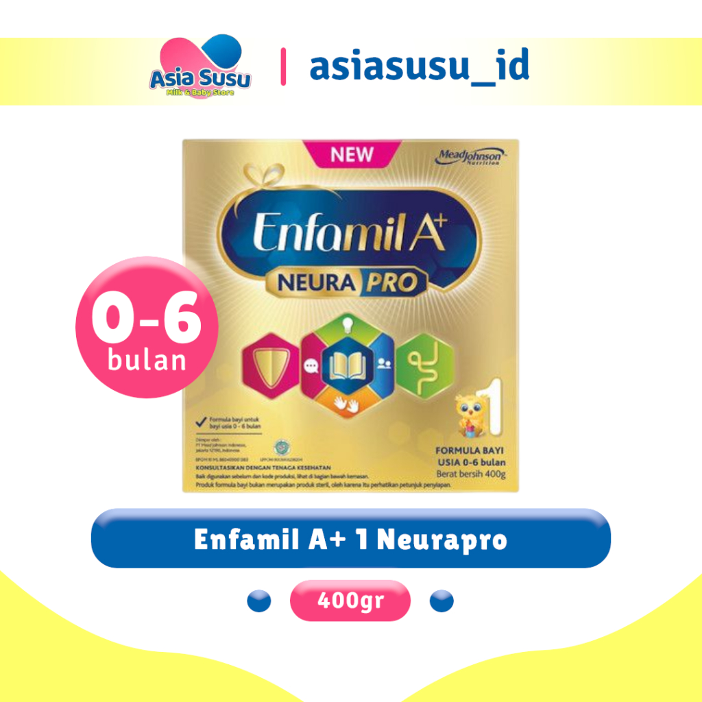 ENFAMIL A+ 1 (0-6 BULAN) 400GR /ENFAMIL A+  2 (6-12 BULAN) 400GR