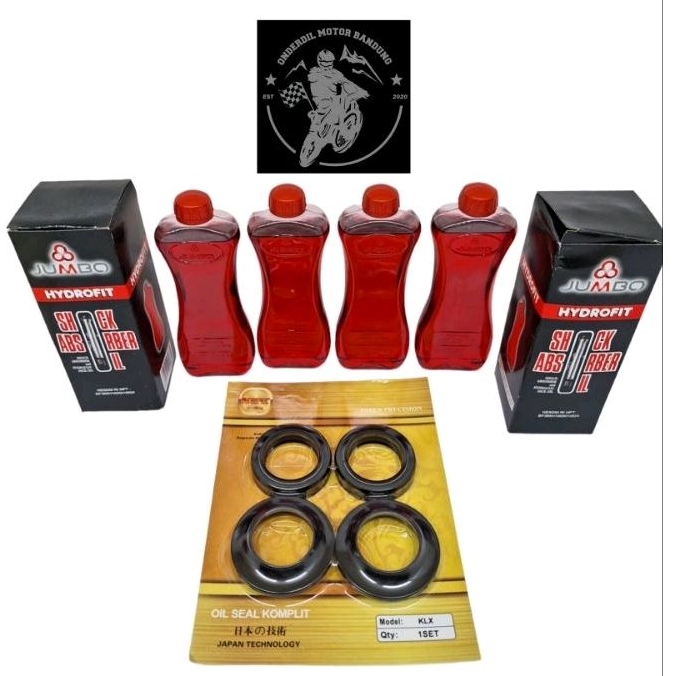 SEAL SHOCK DEPAN KLX 150 DAN SEAL ABU DEBU KLX150 BONUS OLI SHOCK DEPAN JUMBO