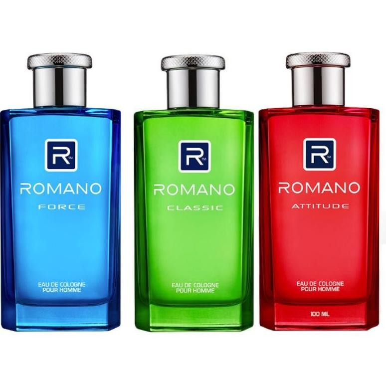 ROMANO PARFUM EDC EDT Eau De Cologne Parfum Force Attituce Grandiose Force 100 ML