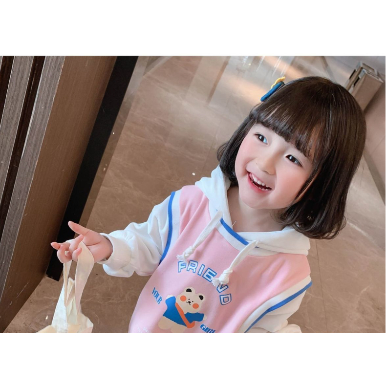 babyfit [3-8thn] baju sweater dress korean style hoody baju anak perempuan import nyl-0616