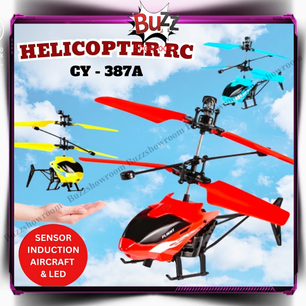 RC Helicopter Remote Control Intelligent Mainan Anak Remot Kontrol 17cm