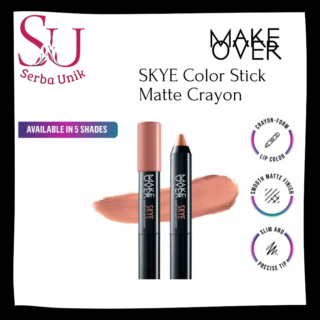 Make Over Color Stick Matte Crayon 2.6g | Lipstick Matte