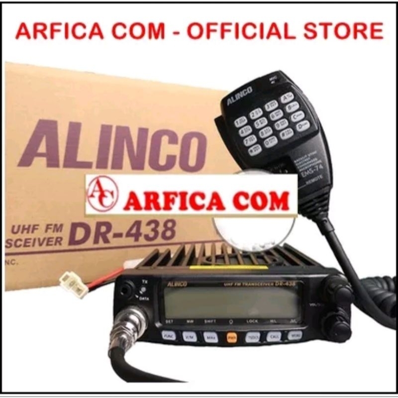 RADIO RIG ALINCO DR-438 UHF 400-470MHZ GARANSI ALINCO DR 438 UHF