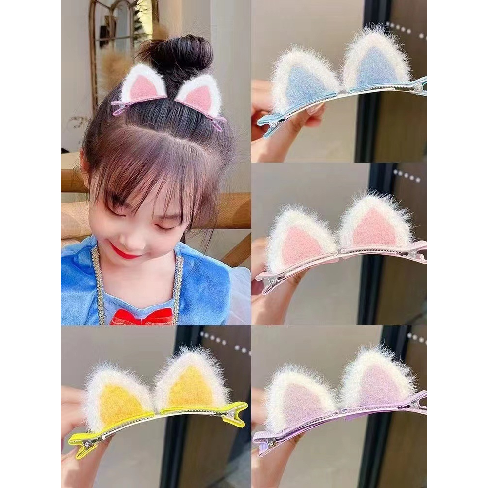 [MTOYS] Jepit Rambut Model Telinga Kucing Lucu Gemes Buat Anak Cewek -SH2022