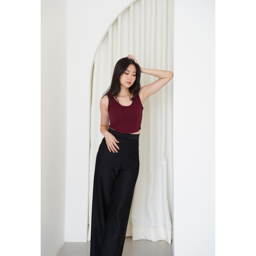 (COD) OH Fashion  Paulin Knit Top / Atasan Wanita #0478