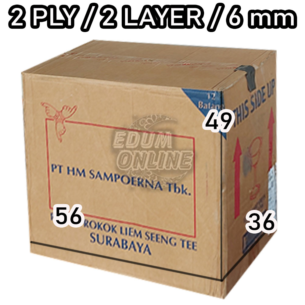 

Kardus 56x36x49 Besar Pindahan Jumbo Packing Bekas Packaging Dus Tebal Box Pengiriman Penyimpanan Kotak 1ply 2ply Baru 2 layer 1 layer 2 ply 1 ply Super Karton Kemasan Murah Dynaplast Polos Paking Barang Kantor Arsip Kuat Keras Single Double Wall EDUM