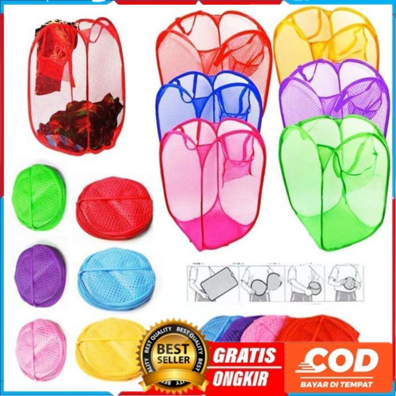 Keranjang Baju Kotor Lipat Motif Karakter / Laundry Basket / Keranjang / Laundry Bag