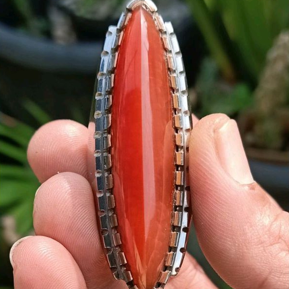 Cincin Batu Pandan Merah Super HQ