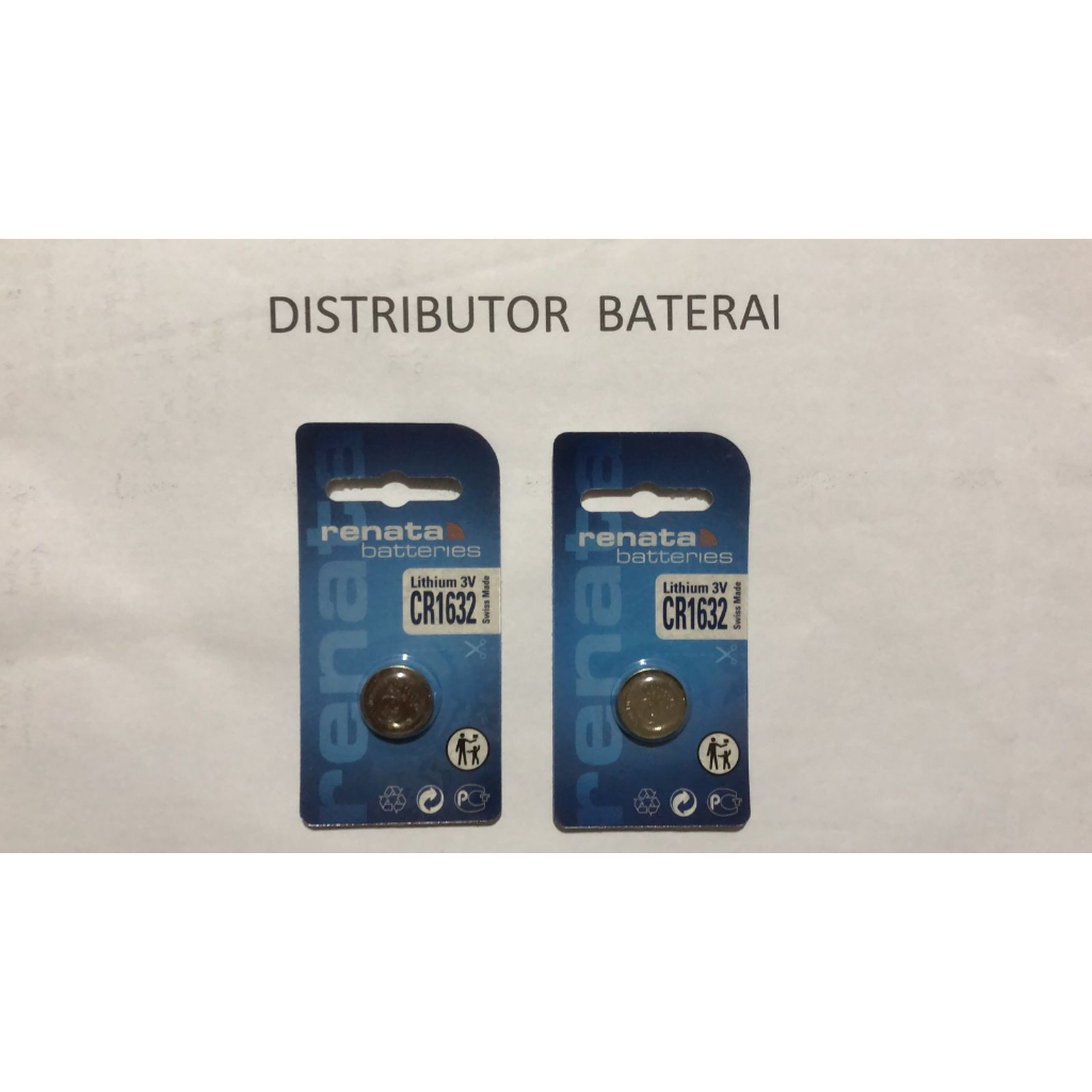 Renata 1632 CR1632 CR 1632 Batre Battery Baterai