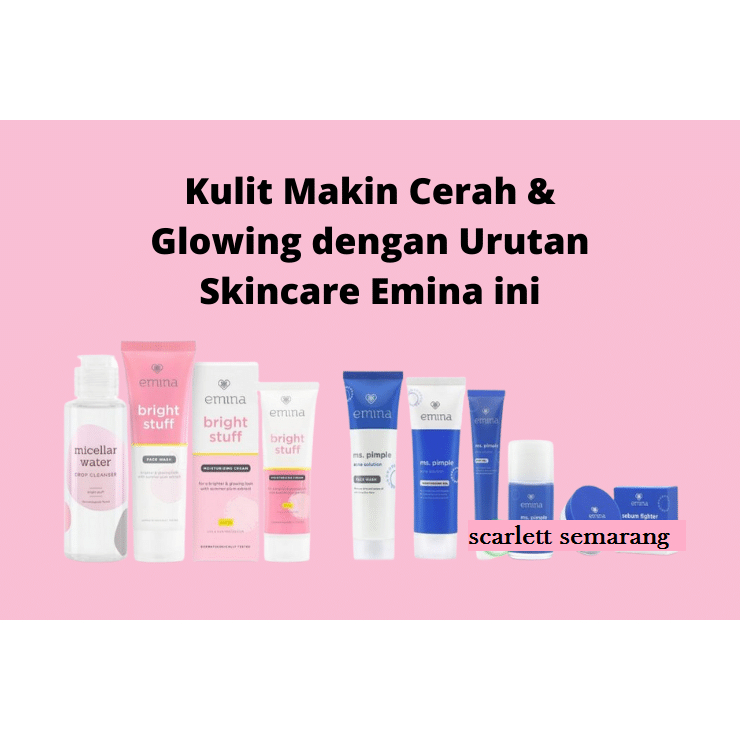 EMINA Facail Wash | Moisturizer | Toner | Micellar Water | Serum | Acne Spot Gel