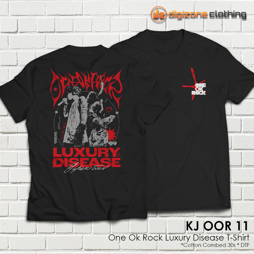 Kaos One Ok Rock Luxury Disease Album Japan Tour