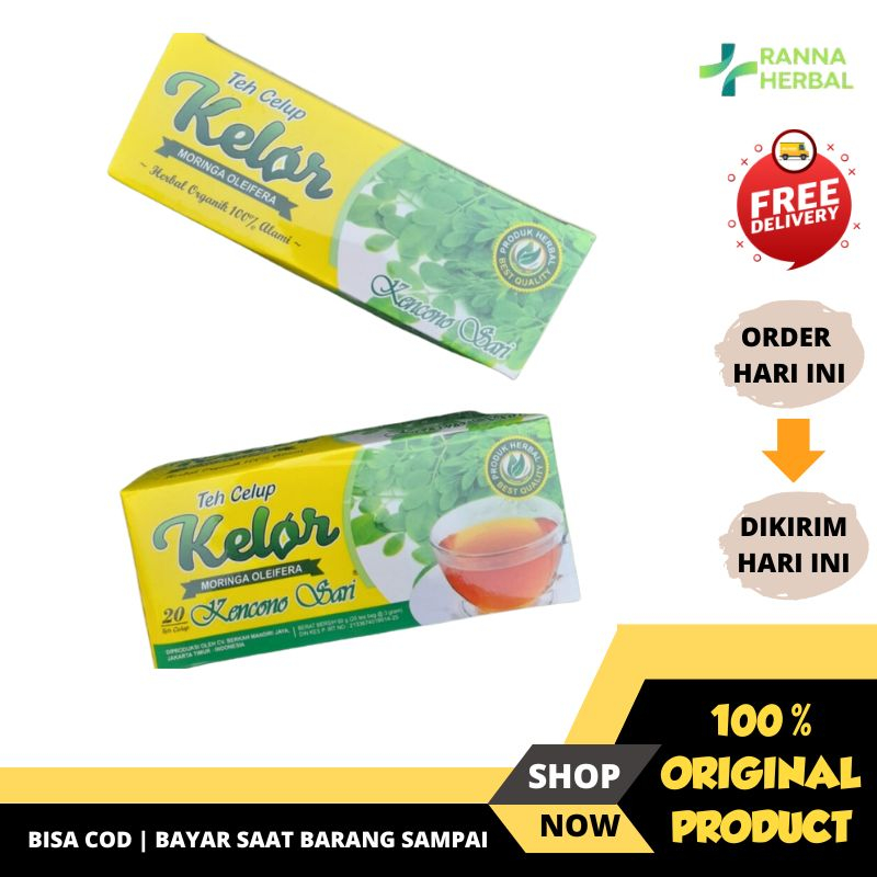 

Teh Celup Daun Kelor Moringa Kencono Sari Teh Herbal Asli Original Promo