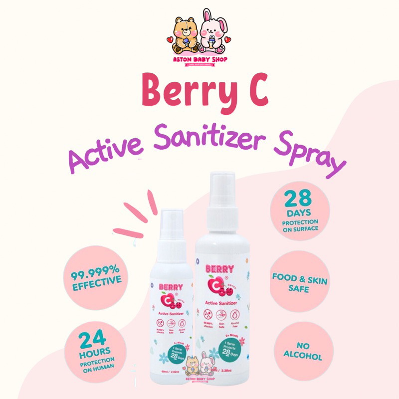 BerryC Berry C Active Sanitizer Spray 60 ml / 100ml