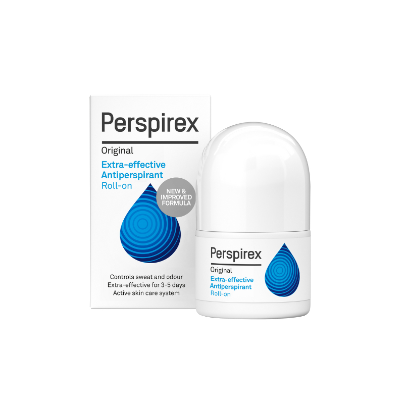 Perspirex Antiperspirant Original 20ml Roll On - Deodoran Ketiak Mengurangi Keringat dan Bau Badan 3-5 Hari