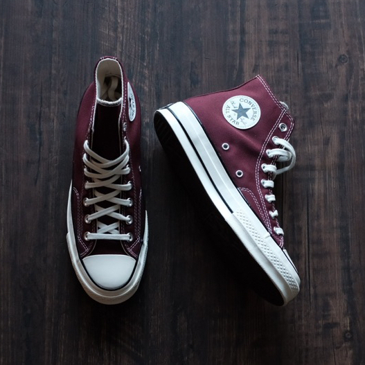 Converse Original 70s Hi Dark Beetroot Egret Black