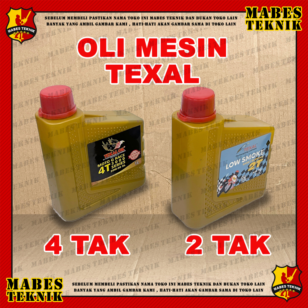 OLI 4 TAK TEXAL 1L - MOTO G RACE 4T 3000 SERIES - OLI  MESIN POTONG RUMPUT
